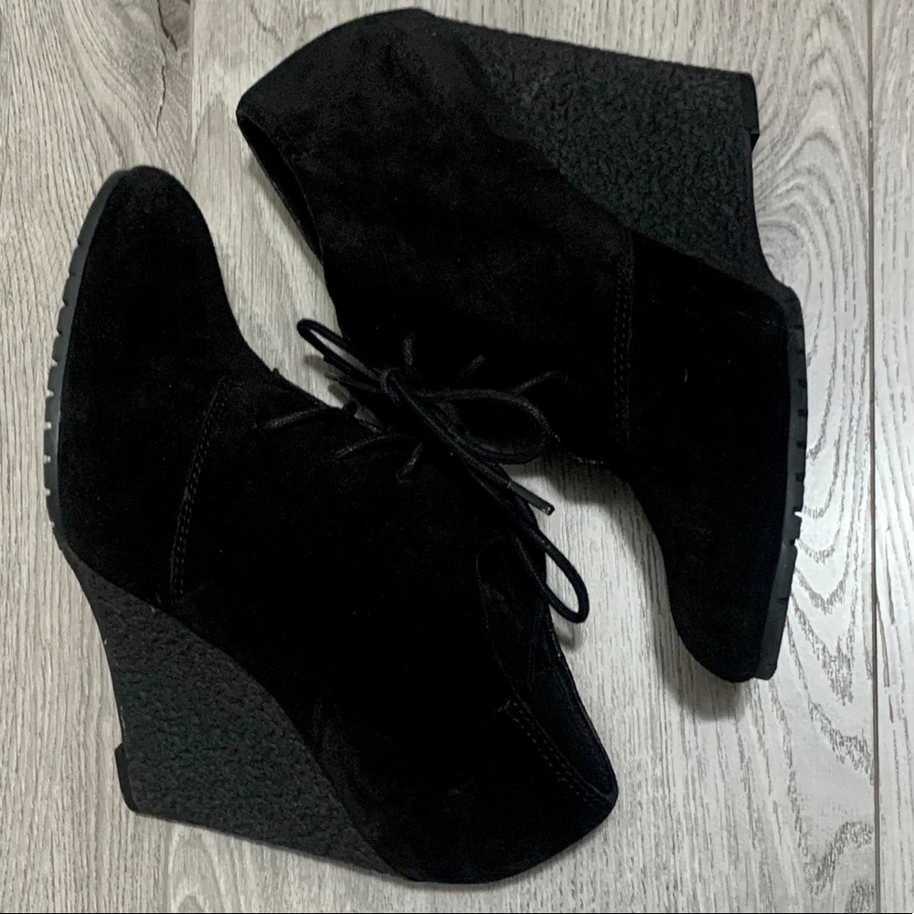 Sam Edelman Effie Suede Wedge Booties